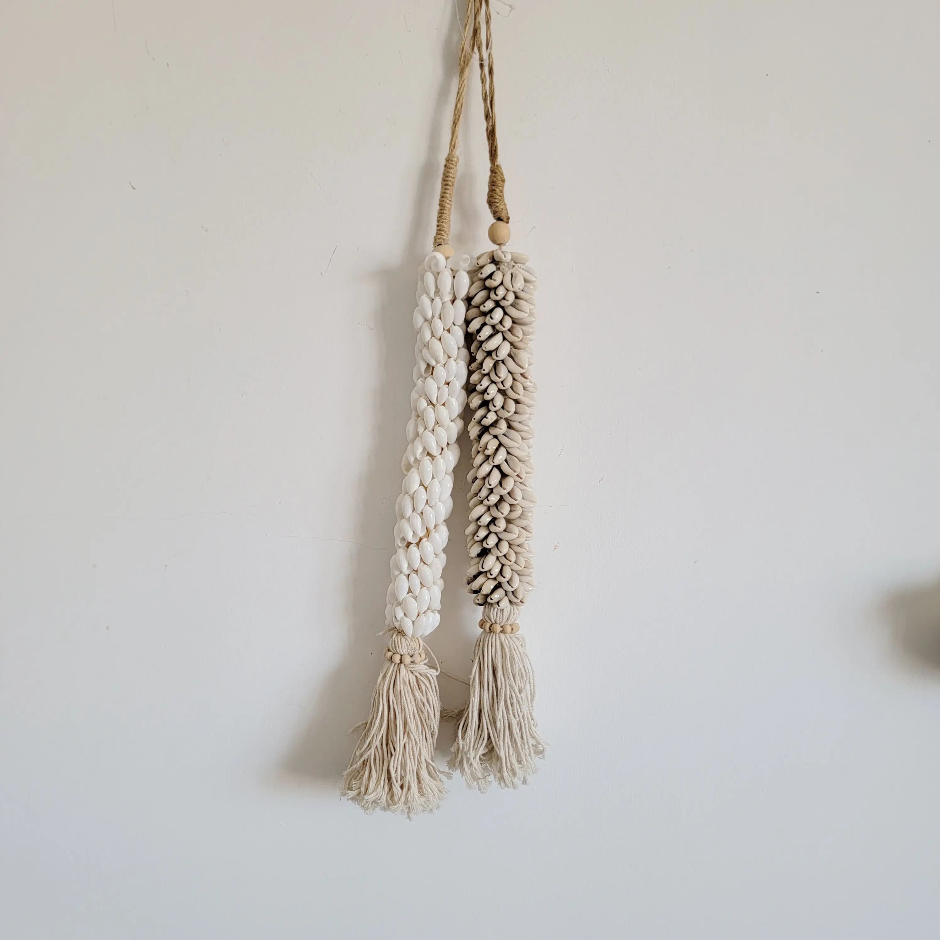 2pcs/set SHELL DECORATIONS-SEA SHELLS BOHO HANGING-SHELL hanger