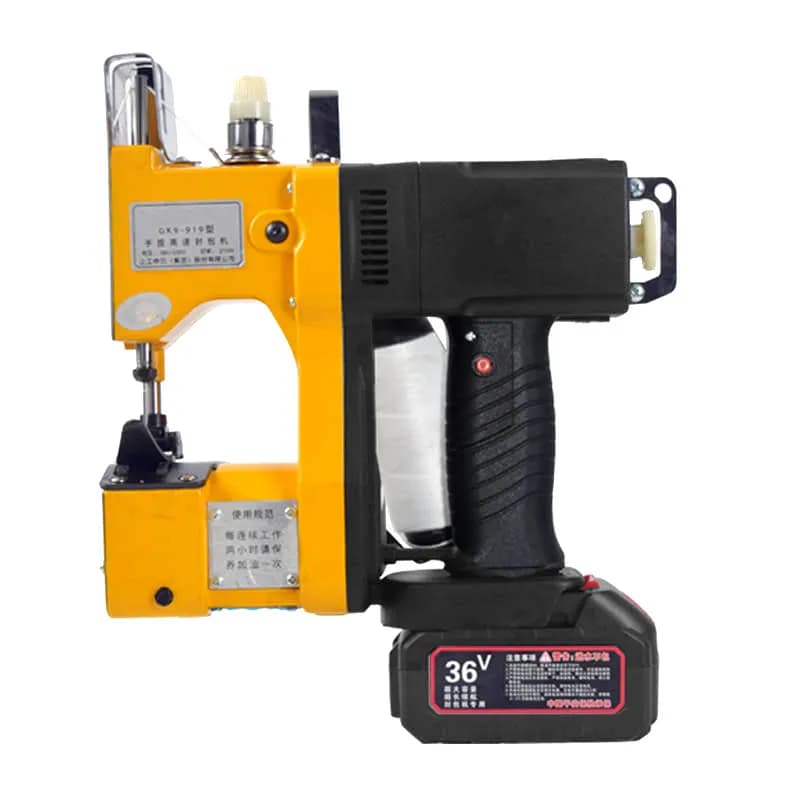 36V Lithium Battery High Speed Port  le Automatic Bag Closer Machine Manual Bag Sewing Machine
