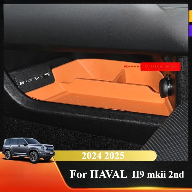 For H9 HAVAL mkii 2nd 2024 2025 Car Styling Under Center Console Organizer Storage Box Interior Storage Box Auto Accessories