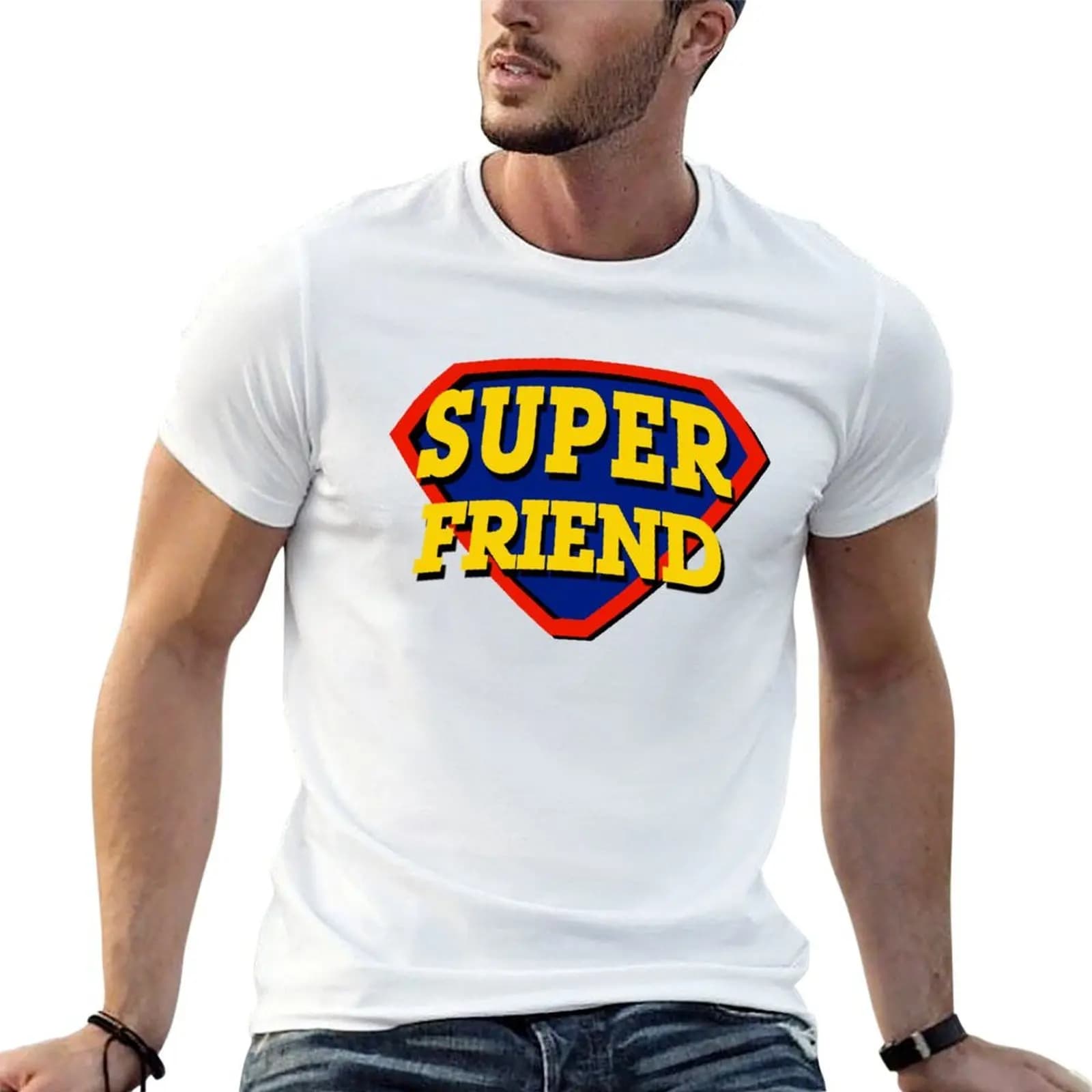 Super Friend T-Shirt vintage clothes vintage t shirts black t-shirts for men