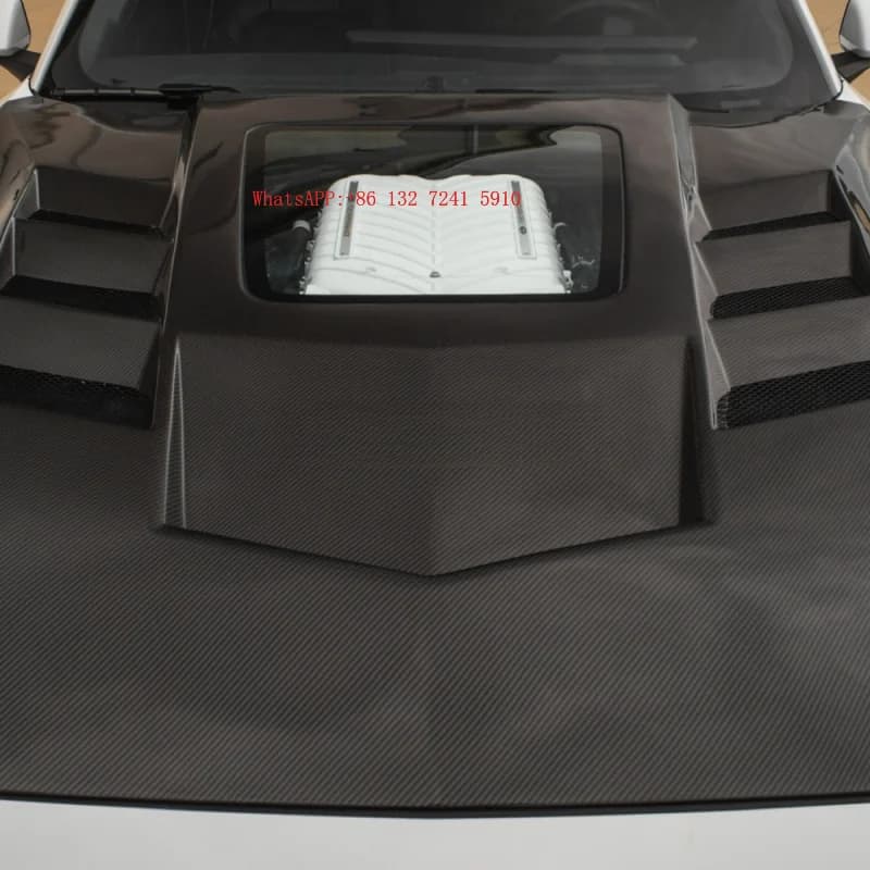 Transparent Glass Style Carbon Fiber Car