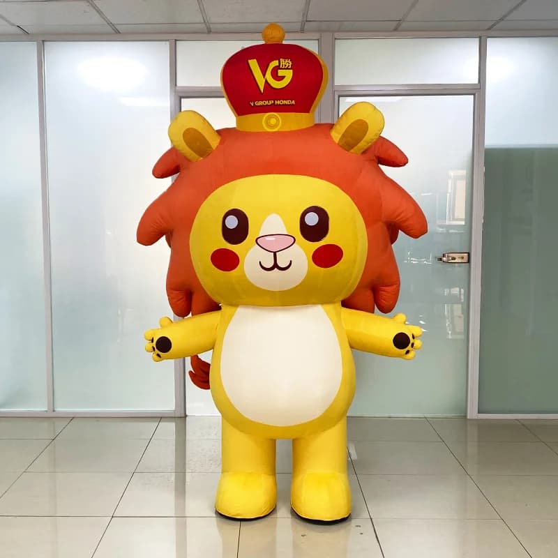 Advertising Custom Inflatable Mascot Inflatable Walking Costume Cute Inflatable Lion Costume