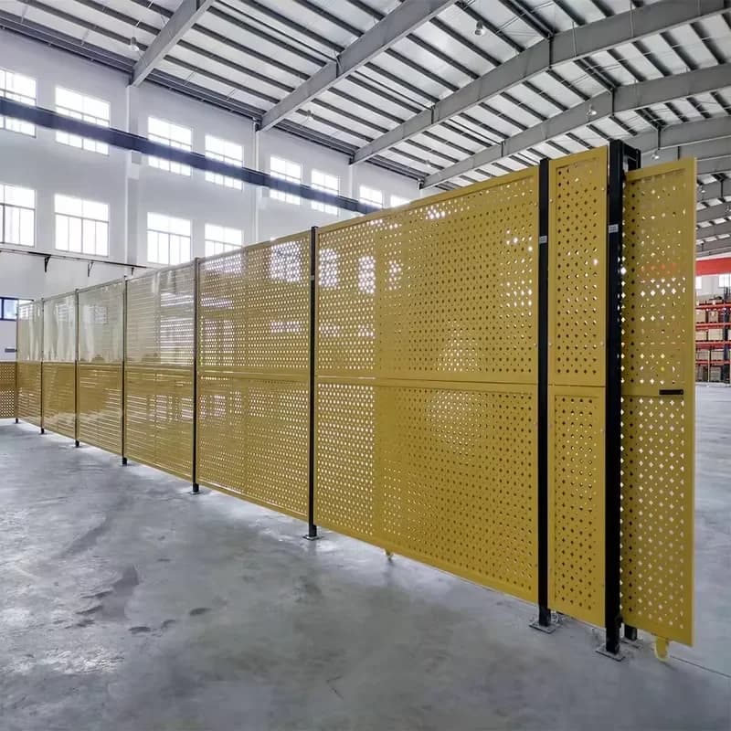 Factory Direct Warehouse Fence Partition Area Metal Clearly Visible Perforated Plate Fence