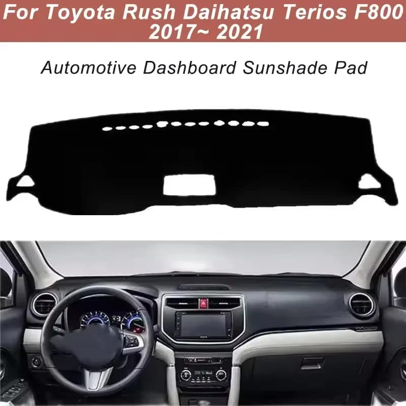 Dashboard Cover Dash Mat For Toyota Rush Daihatsu Terios F800 2017~ 2021 Anti-Glare Non-Slip Sun Shade Interior Protector