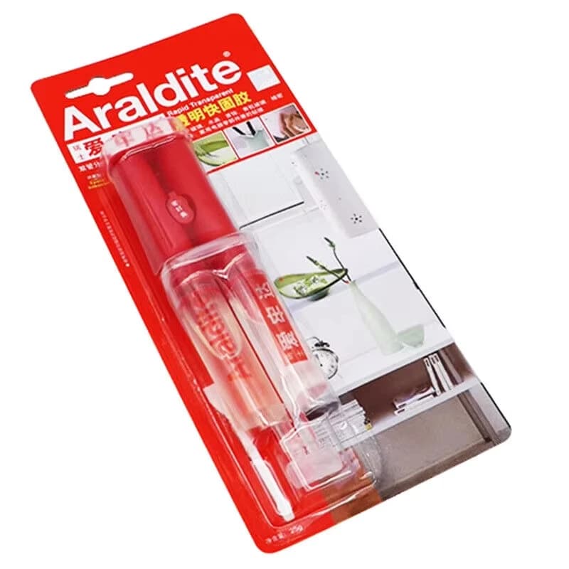 FOR Araldite Rapid Transparent FOR Adhesive 25g Suitable for Glass Plastics