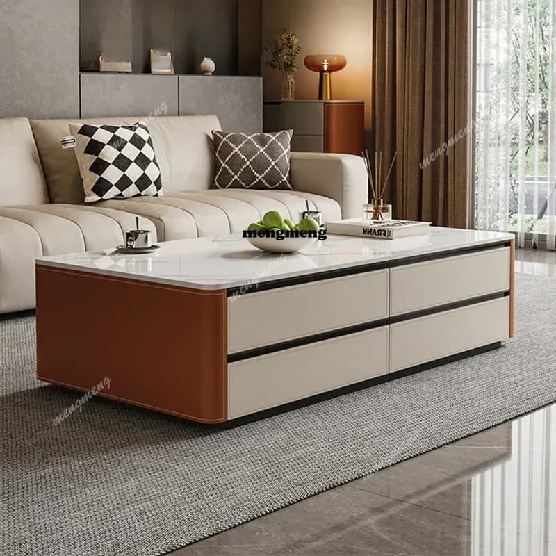 R Nordic Advanced Coffee Tables Modern Luxury Salon Living Room Coffee Tables Sofa Side Hotel Home Furniture Couchtisch