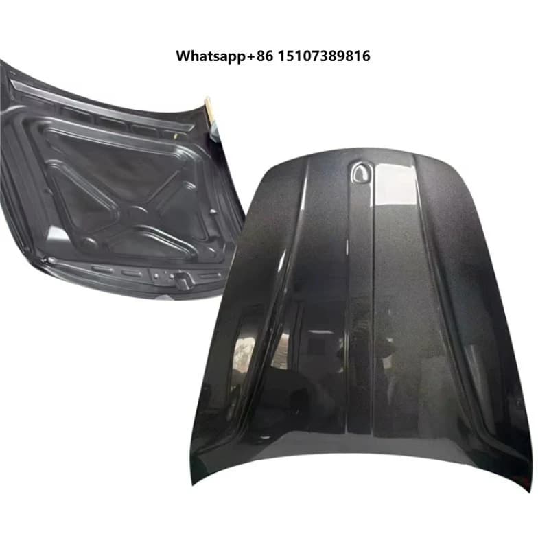 Carfly Carbon Glossy Finish Carbon Fiber & Fiberglass Frunk Lid Hood-Bolt-On UV Protected for 911 997 2007-2012