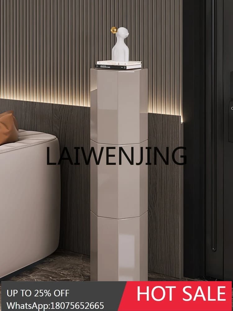Rotating Shoe Cabinet Hot Home Doorway Super Narrow round Cylinder Intelligent Disinfection Entrance Cabinet