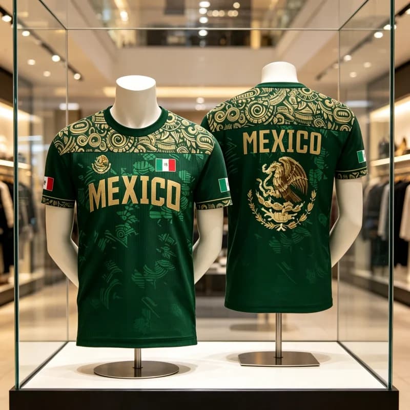 Mexico National Flag Print T Shirt For Men Funny 3D Eagle Pattern Short Sleeve Tees Outdoor Football Sports Clothing Casual Tops