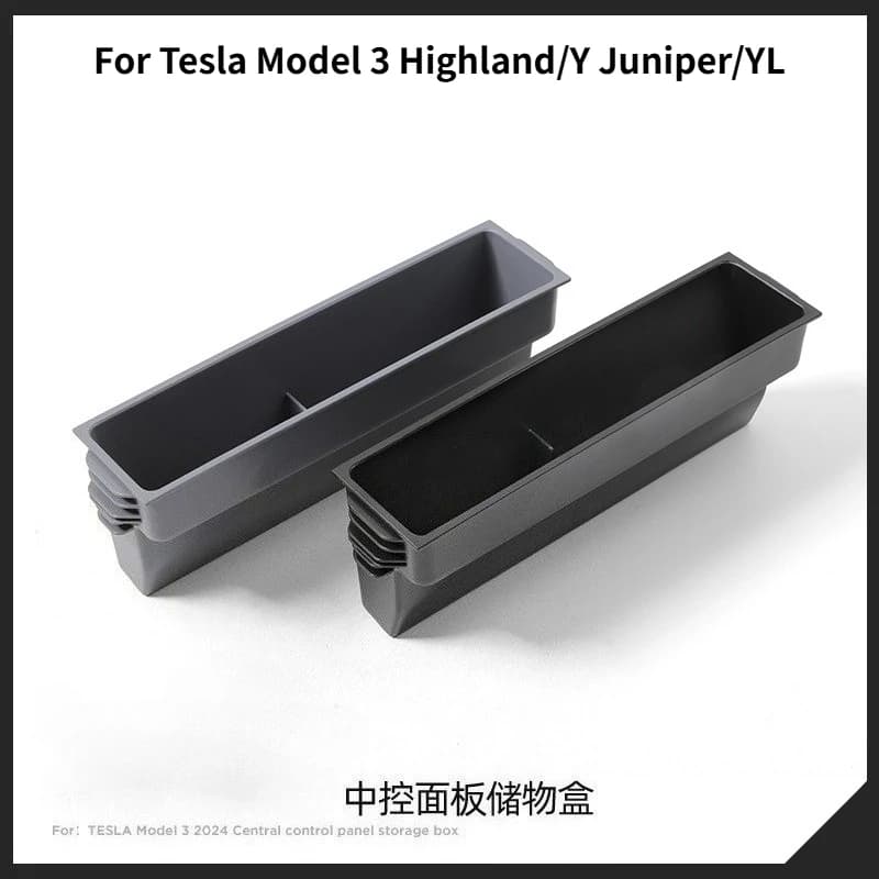 Center Console Storage Box for Refreshed Tesla Model 3 Highland Model Y YL Juniper, Store Small Items like Phone Charging Cables