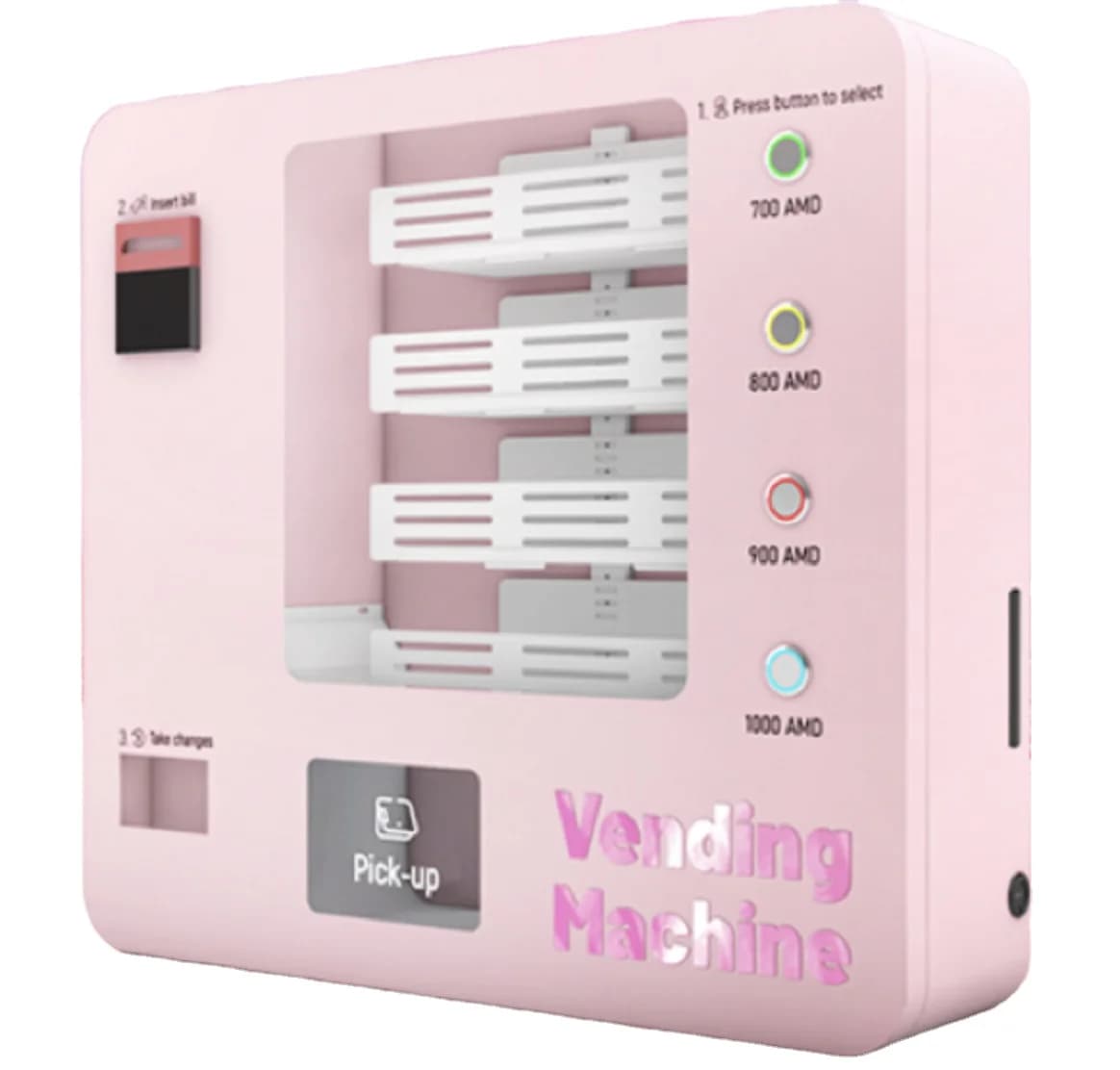 Cheap Self-Service Small Size Public Toilet Use Sanitary Napkin Pad Vending Machine Trade for Girls Women