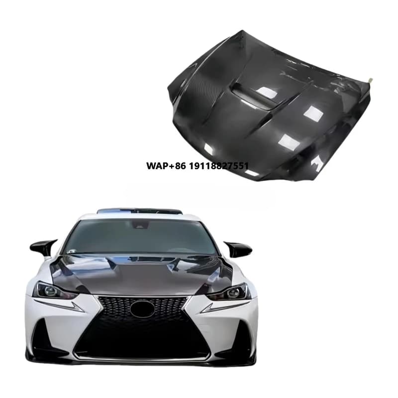 For  IS200 IS250 IS300 13-19 carbon fiber hood carbon fiber hood body kit
