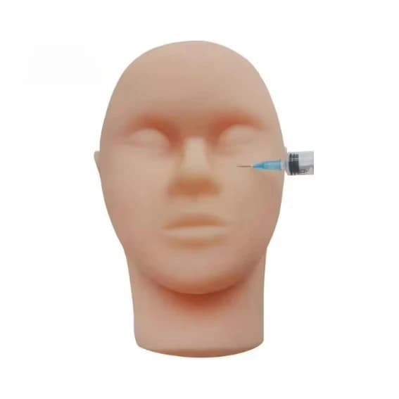 Micro-plastic Surgery Silicone Head Model Silicone for Injection Line Carving Micro-plastic Surgery Teaching Simulation