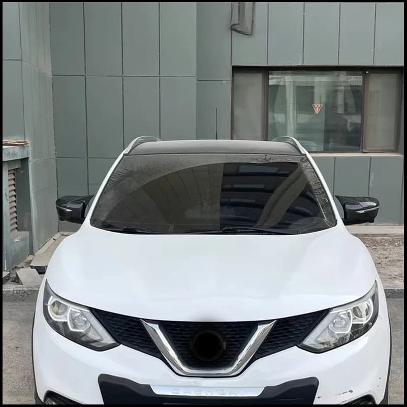For Nissan Qashqai J11 2015-2019 With Horn Rearview Mirror Cover Caps Sticker Trim Car Parts Accessories