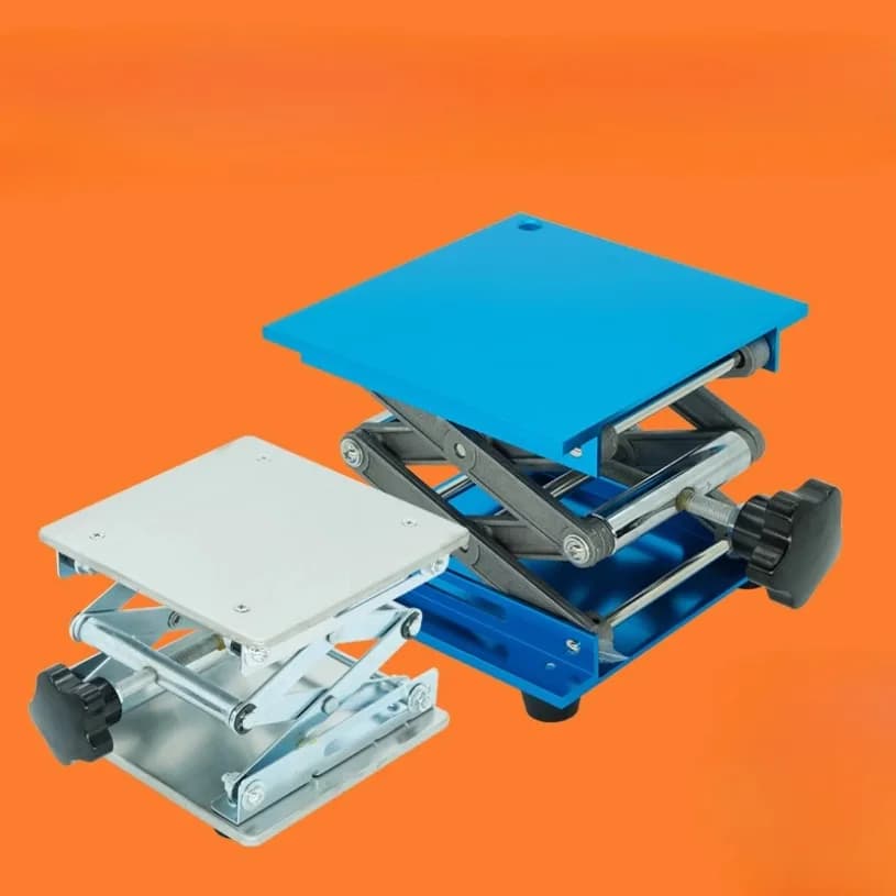 200x200mm Aluminum Router Lift Table Woodworking Engraving Lab Lifting Stand Rack lift platform Woodworking Benches