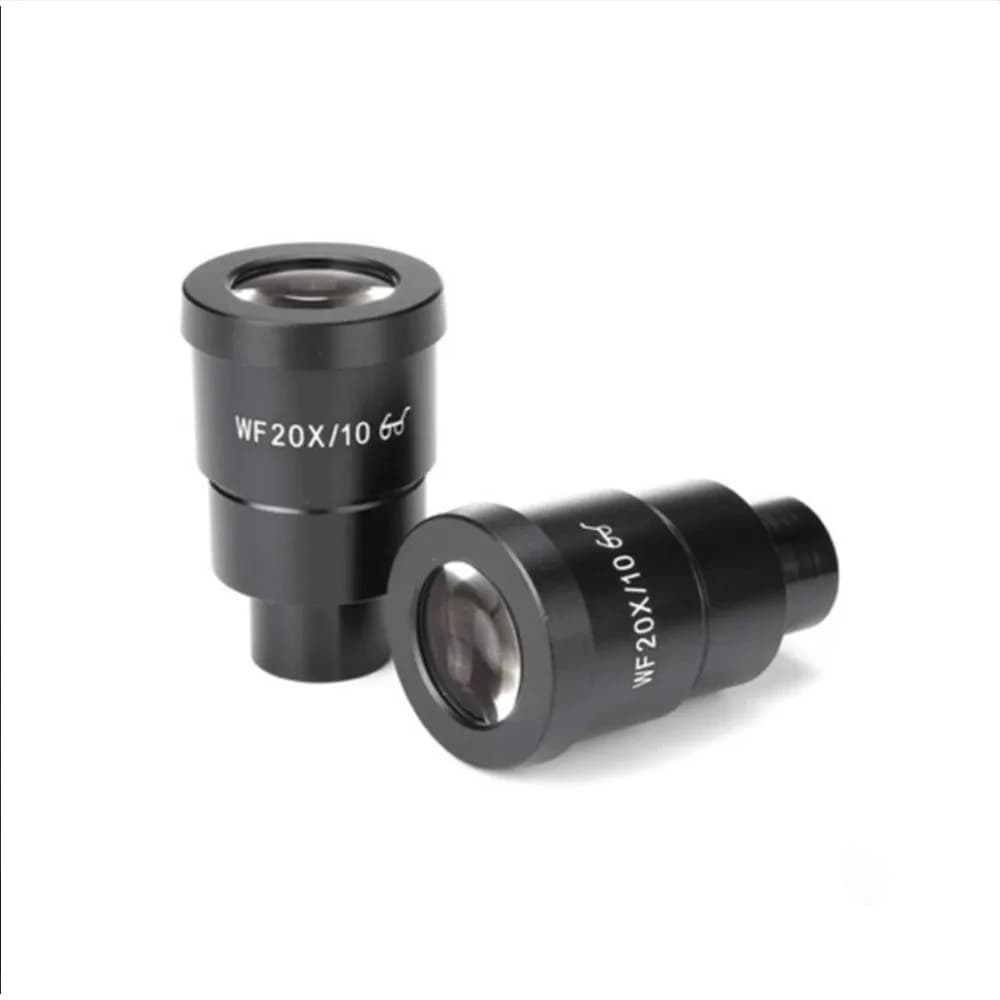 WF10X 15X 20X Stereo Wide Angle Microscope Eyepiece With Micrometer Reticle Mounting Size 30mm Mount Professional For Biological
