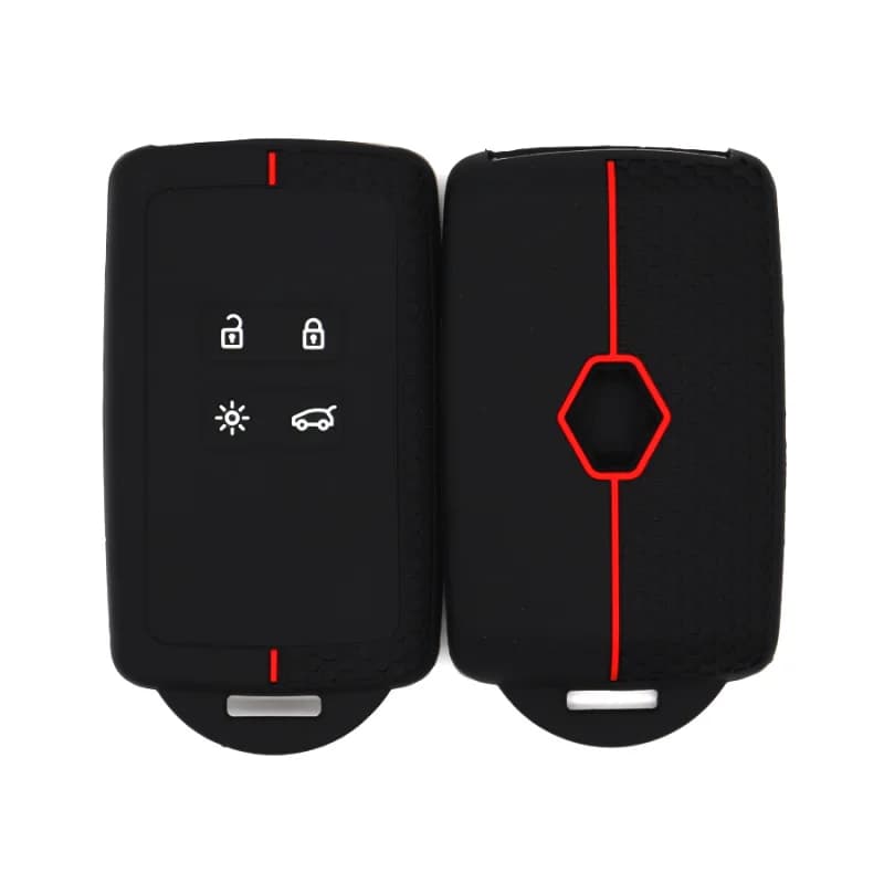 For Renault Clio 5 Megane 4 Zoe Kadjar Captur Arkana Koleos, Soft Silicone Car Remote Key Fob Protective Cover Case