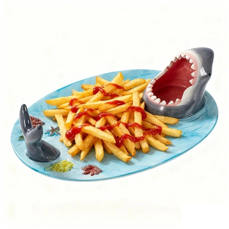 Creative plates, handmade ceramic bowls, household bowls, noodle porridge dessert bowls