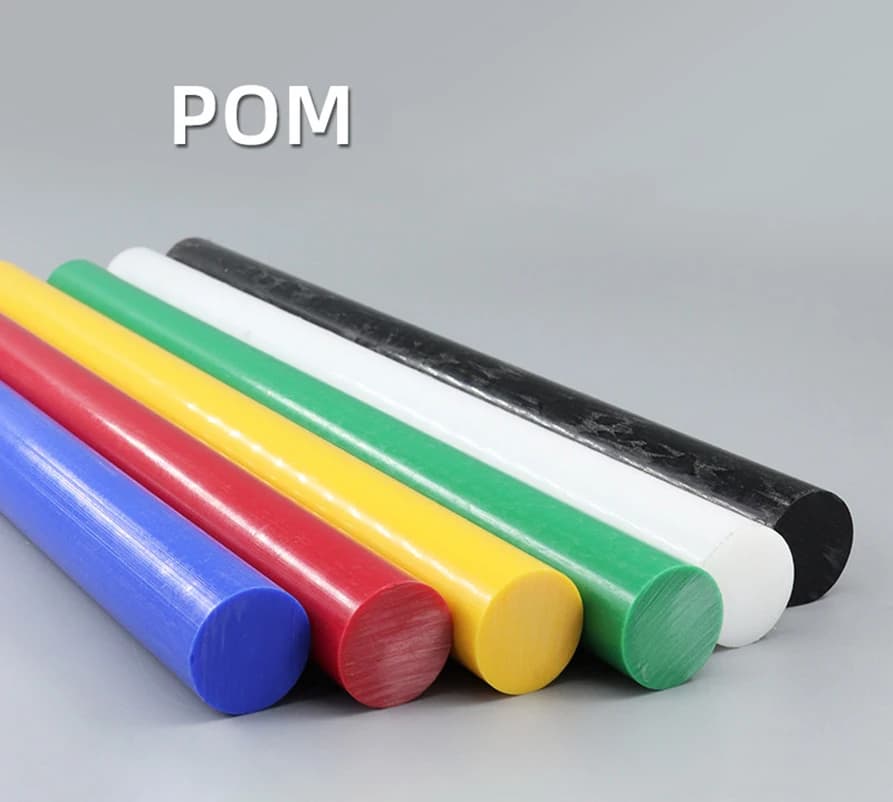 Polyoxymethylene Round Rod, Black, White, Red, Green, Blue, Yellow Polyoxymethylene Rod