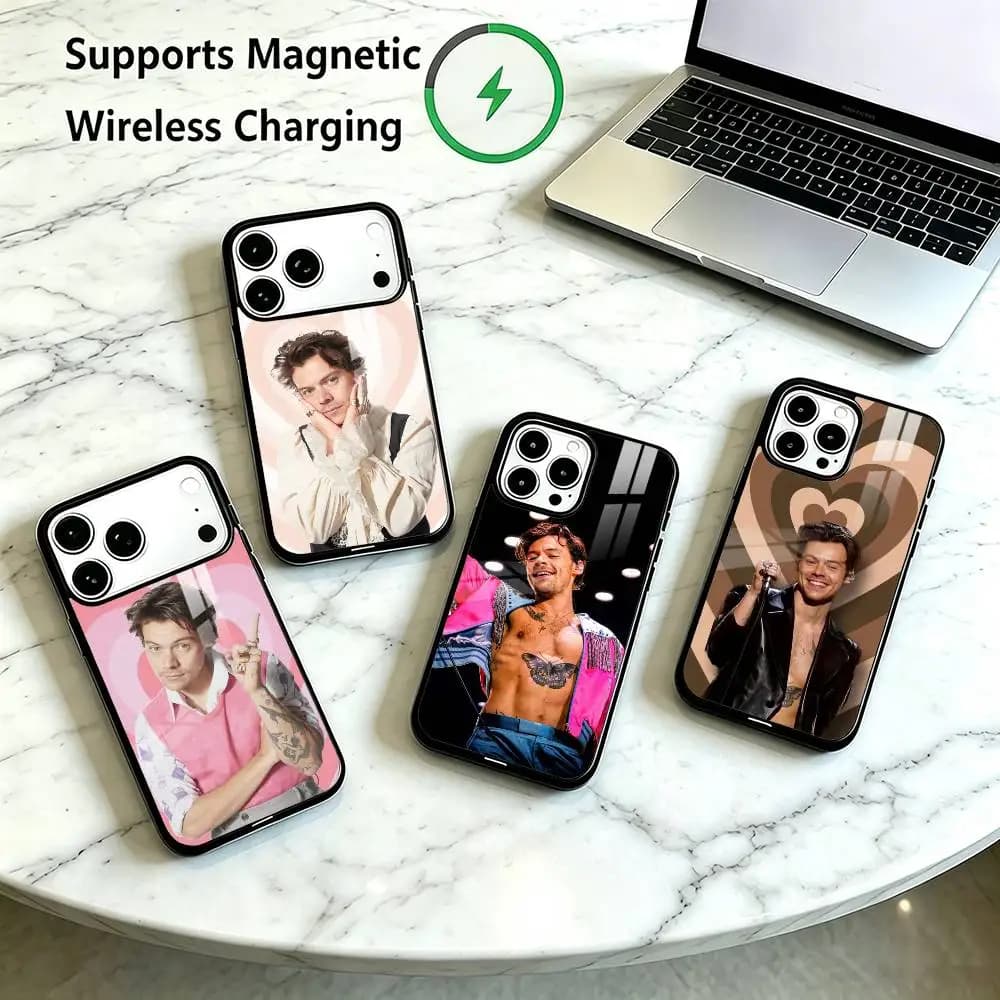 Harry Styles P-Pop  Phone Case For iPhone18 17,16,15,14,13,12,11 Plus,Pro Allows magnetic wireless charging Gift