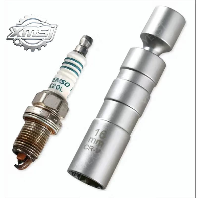 Llave removedora puntos Universal 16/14mm, funda bujía magnética, herramienta extracción coche, pared lgada