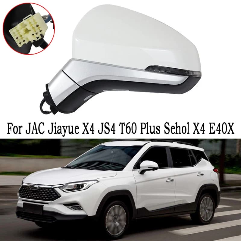 Car Side Rearview Mirror Assembly For JAC Jiayue X4 JS4 T60 Plus Sehol X4 E40X Auto Camera Turn Signal Mirror Assy