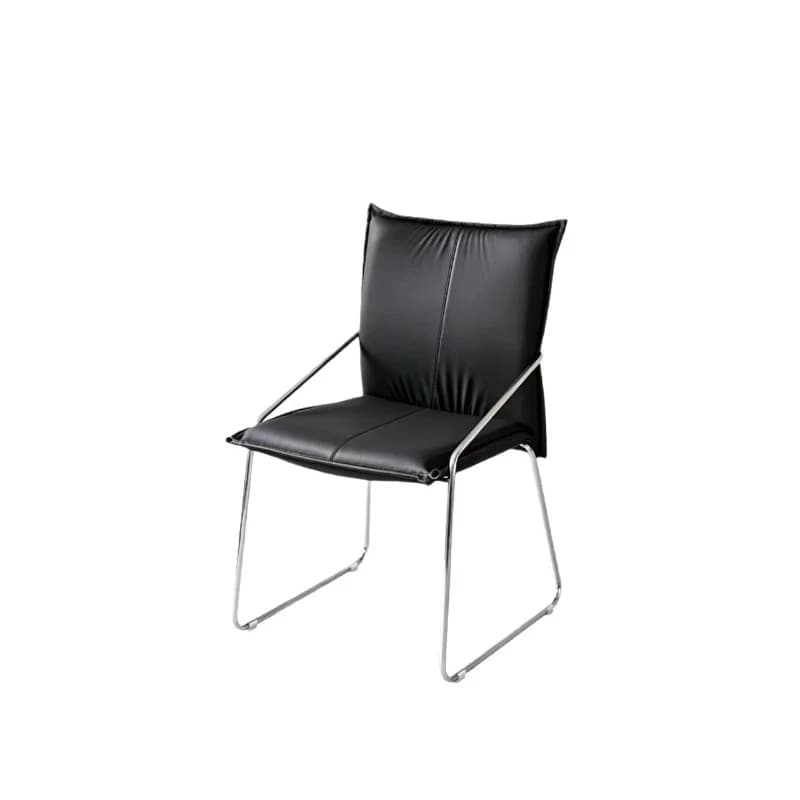 Simple modern restaurant chair home soft bag backrest single chair designer retro stool office casual chair