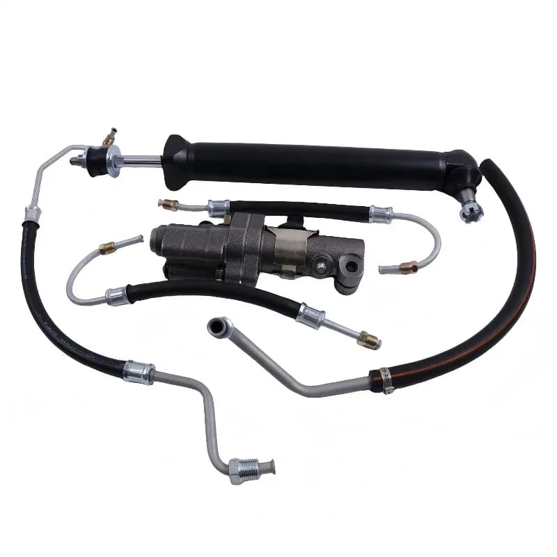 Automobile power steering power cylinder YouTube assembly, steering machine hydraulic power