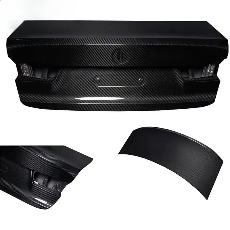 OEM Style Dry Carbon Fiber Rear Trunk Cover for BMW G80 M3 G20 3 Series 2019+ Auto Rear Boot Exterior Modification Accessories