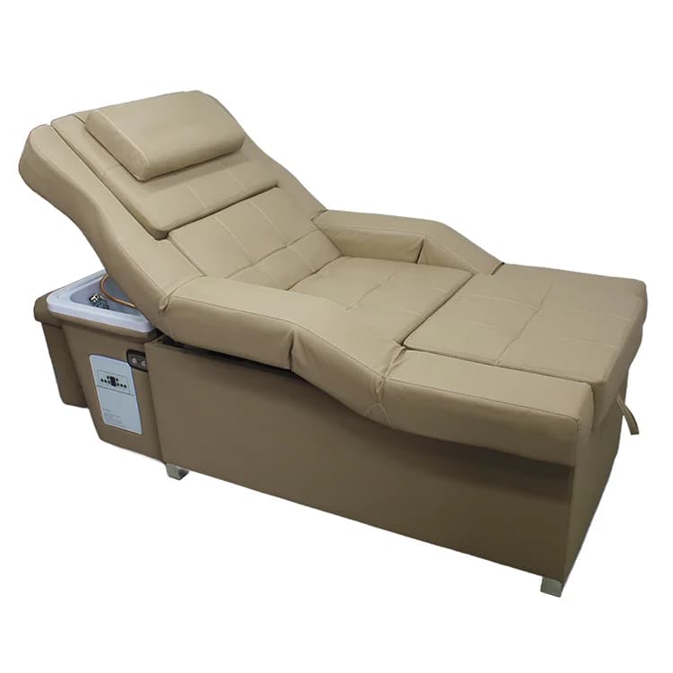 Custom Salon Head Spa Bed Backrest Electric Lift Massage Pedicure Chair Shampoo Bed