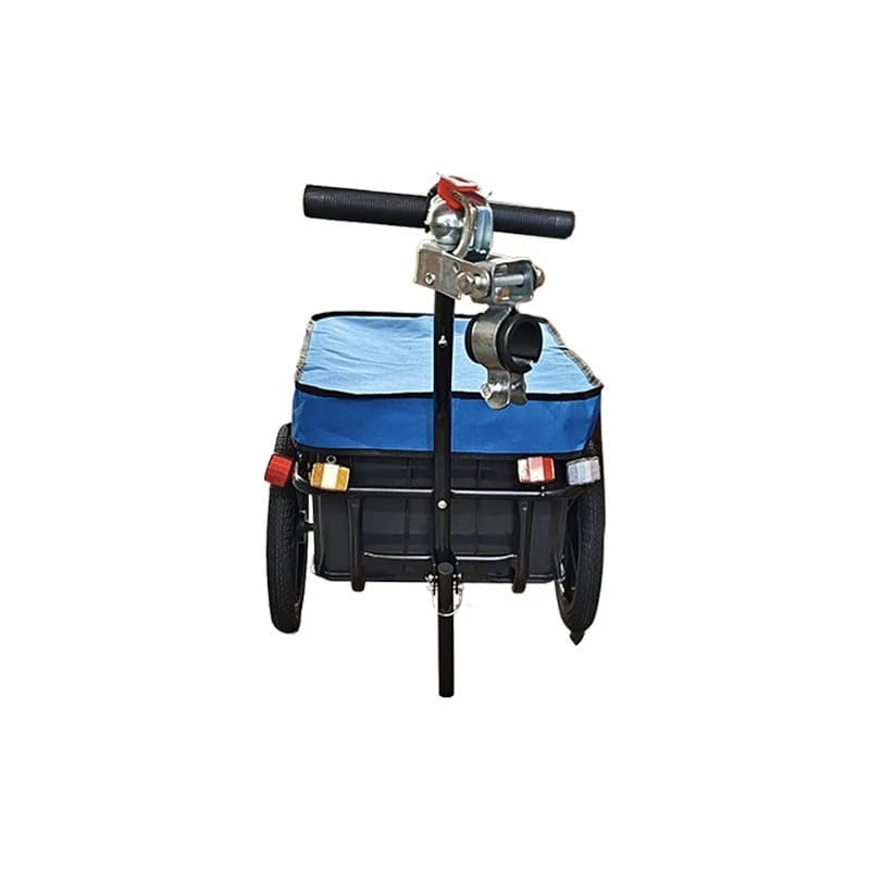 Removable Bicycle Trailer Outdoor Travel Camping Trailer Multifunctional Folding Pet Luggage Trailer