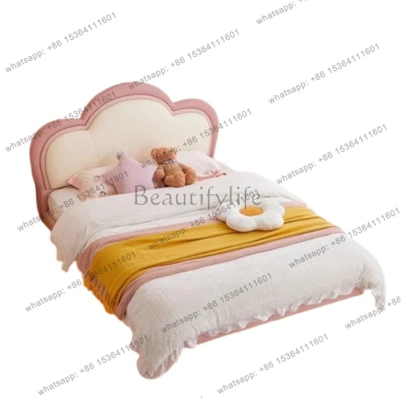PG Design Children Bed Princess Girls Headboards Bedroom Modern Sleeping Cute Bed Unique Trendy Floating Beliche Salon Furniture