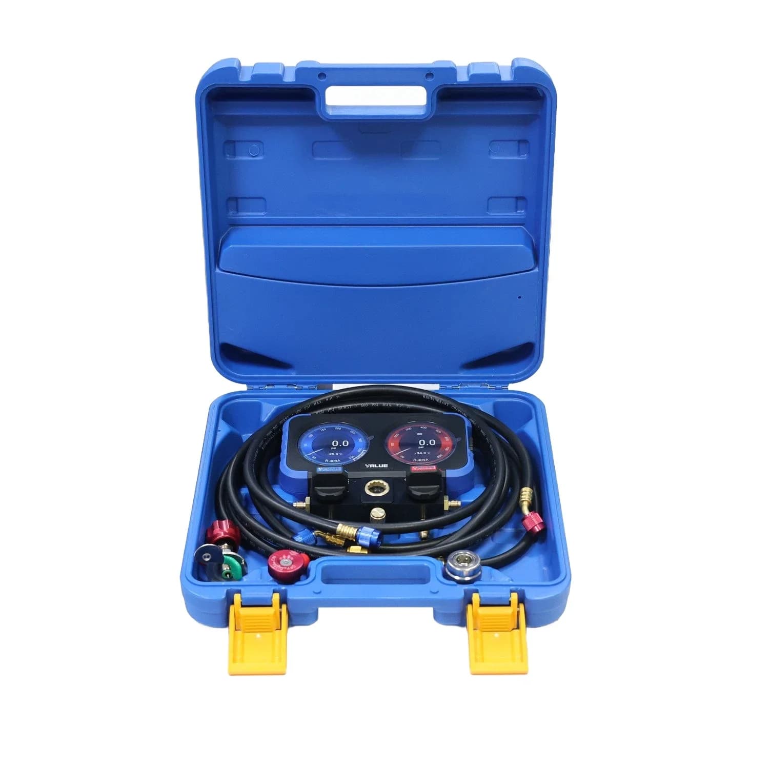 Gold SellerVRM2-X Digital Refrigerant Manifold Gauge with 72 Refrigerant Types and LCD Display for HVAC Technicians