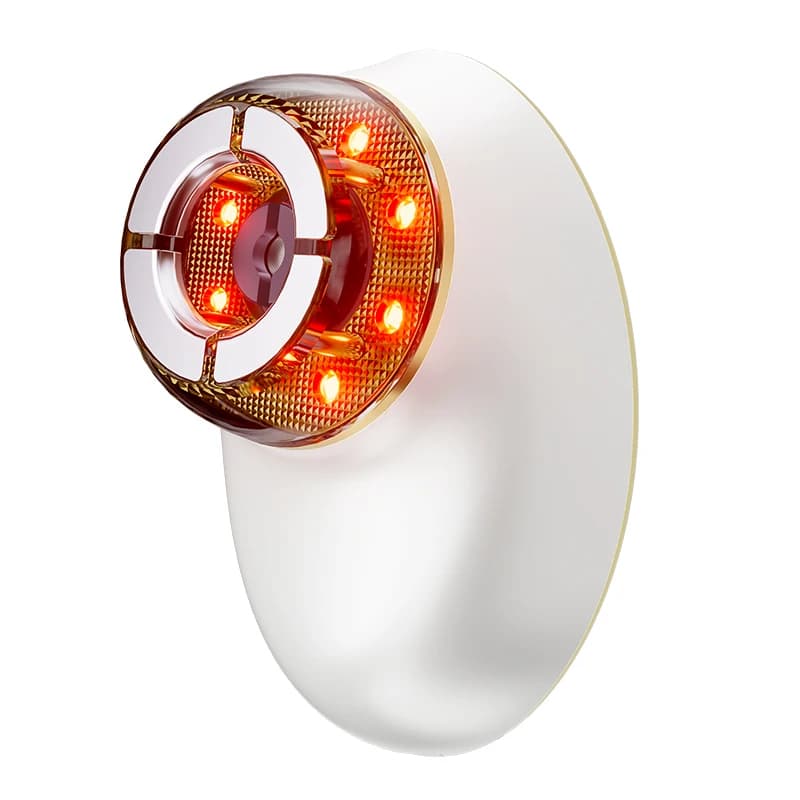 Microcurrent Facial Beauty Device - Red Light Therapy Gua Sha Massage Tool with Suction Function