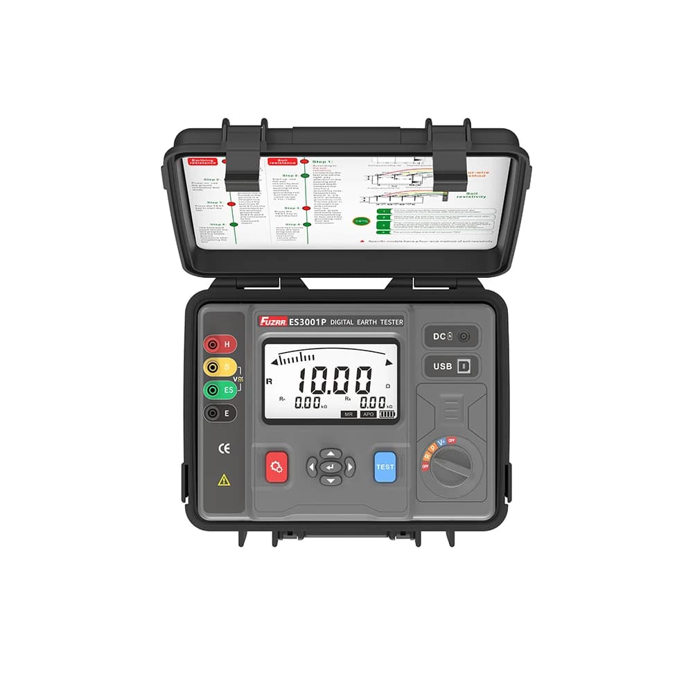 ES3001P Ground Resistance Soil Resistivity Tester Earth Resistance  test Instrument