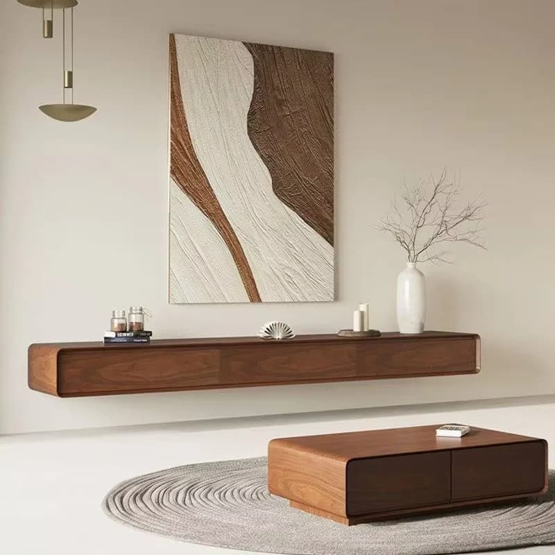 Hanging Drawers Tv Cabinet Wall Decoration Wood Luxury Apartments Tv Cabinet Living Room Modern Fernsehr Schrank Furniture Home