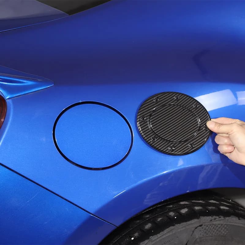 For Subaru BRZ Toyota 86 GT86 2012-2020 ABS Carbon Fiber Car Exterior Fuel Tank Cap Decorative Sticker Car Accessories