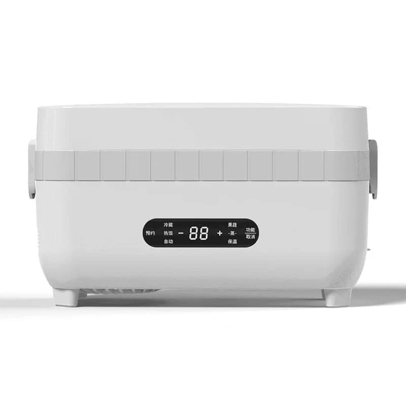 Portable Food Warmer Sushi Fruit Cooler Box 2 in 1 Intelligent Insulation Cooling Heating 3 Grid Electric Lunch Box