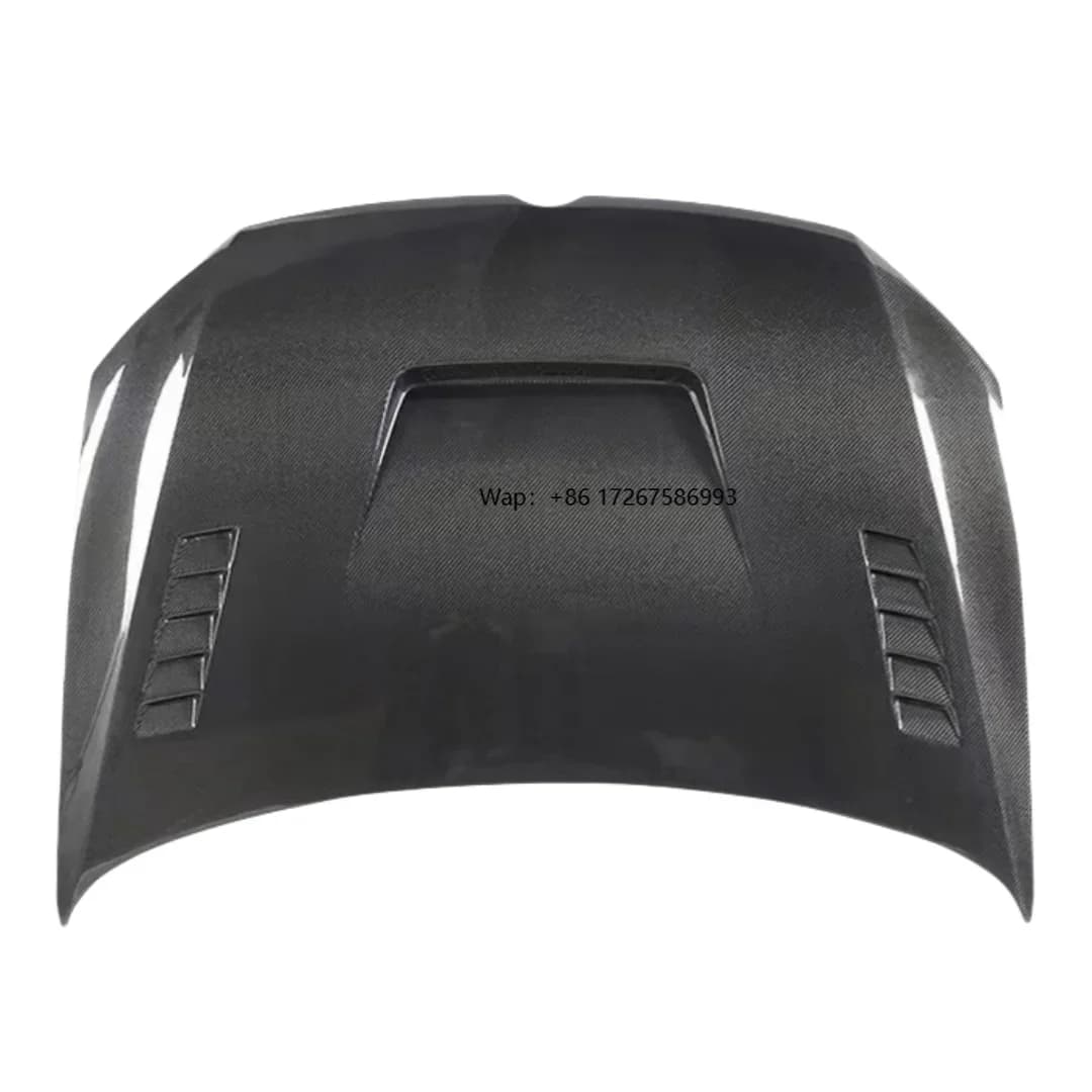 Car Bonnet Carbon Fiber Engine Hood for Golf 6 Upgrade to C Style Real Carbon Fiber Car Front Cover
