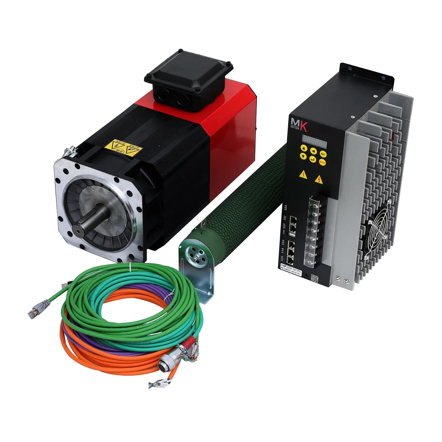 High Speed Cnc Router71N.m 1500/8000 Rpm 11KW Spindle Servo Motor Electric Motor 11kw