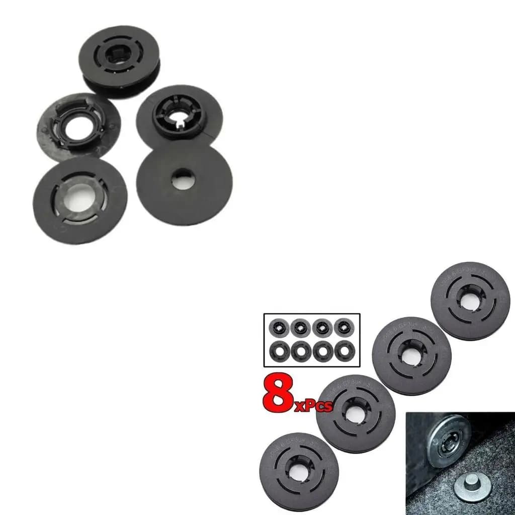 XA6H High Quality Mounting Brackets Fixing Clips Car Mat 3C08645219B9 3C08645239B9 3D08645214PK 3D0864523B41 8pcs Accessories
