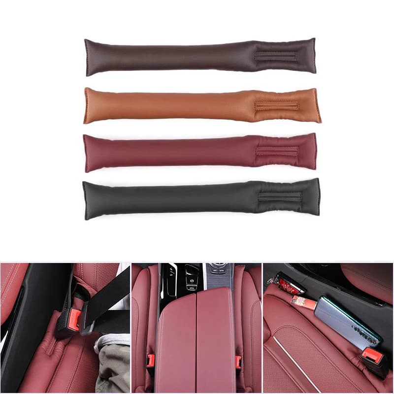 Universal Car Accessories Interior Car Organizer Car Seat Gap Filler Soft Car Styling Padding Leather Leak Pads Plug Spacer