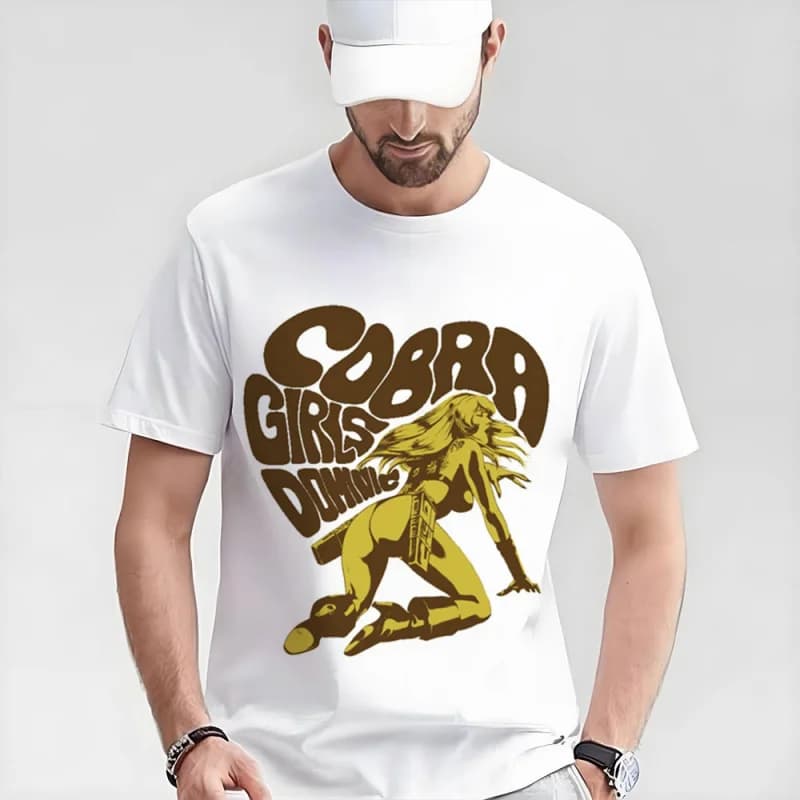 0405 The Space Adventure Cobra gift t shirt The Space Pirate Psychogun Kobura Anime Graphic tee Y2K clothes All size Tops S-6XL