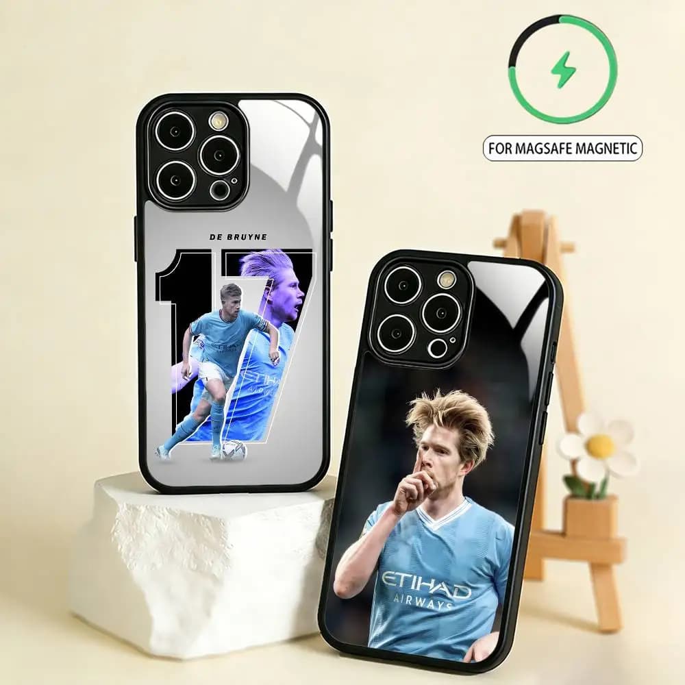 K-Kevin De Bruyne KDB    Phone Case For iPhone17,16,15,14,13,12,11 Plus,Pro Max Magnetic For Magsafe Wireless Charging