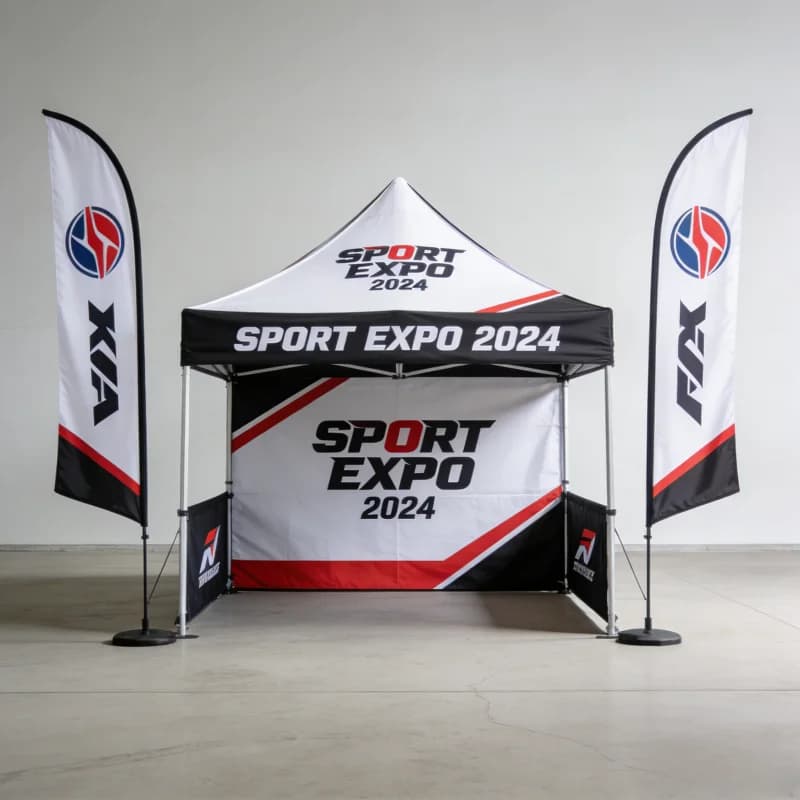 Factory Folding Events Pop up Tent Promotional Advertising Gazebo Marquee Tent 10ftx10ft Custom Trade Show Canopy Tent