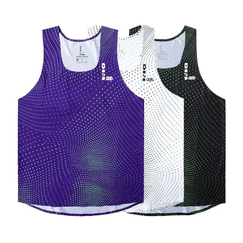 Summer Basketball Mesh Tank Lightweight Marathon Running Sport Vest Tops Track Field Training jersey shirt Vest Men's Clothes