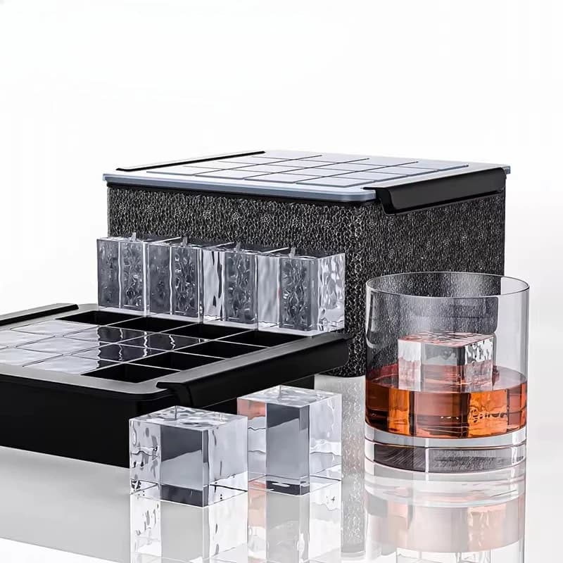 Food Grade Silicone Ice Tray Bar Sparkling Whiskey Dafang Ice Ball Mold