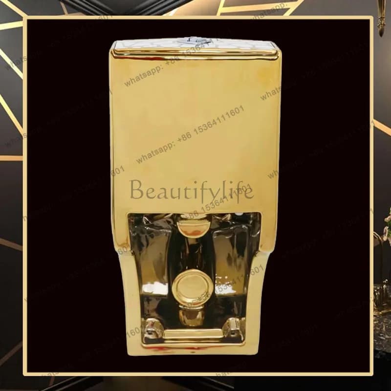 Siphon water-saving toilet ceramic flush color gold toilet