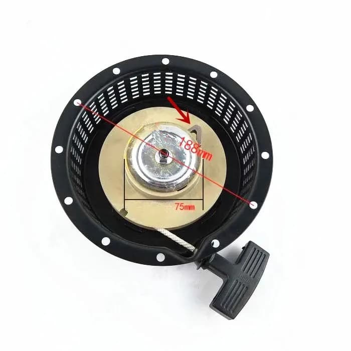 L70 Recoil starter for Yanmars L70 L60 6HP diesel cutivator tiller generator pull start grip rope cover rewind spring pawl