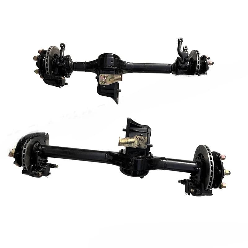 Modified four-wheel drive electric double-drive double-turn kit front-drive steering rear axle assembly heavy-duty suspension lo